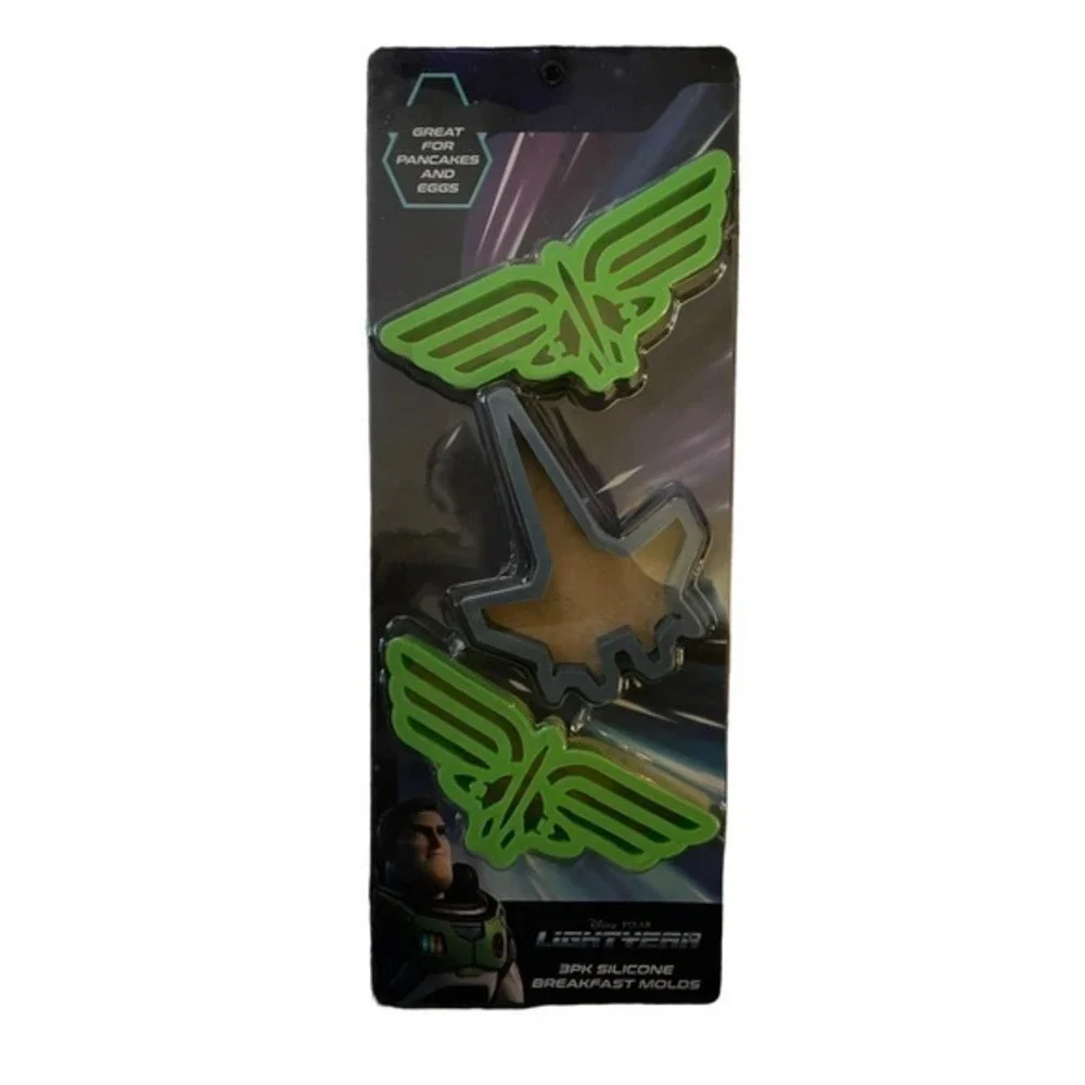 Disney PIXAR LIGHTYEAR 3 Pack Silicone Breakfast Molds